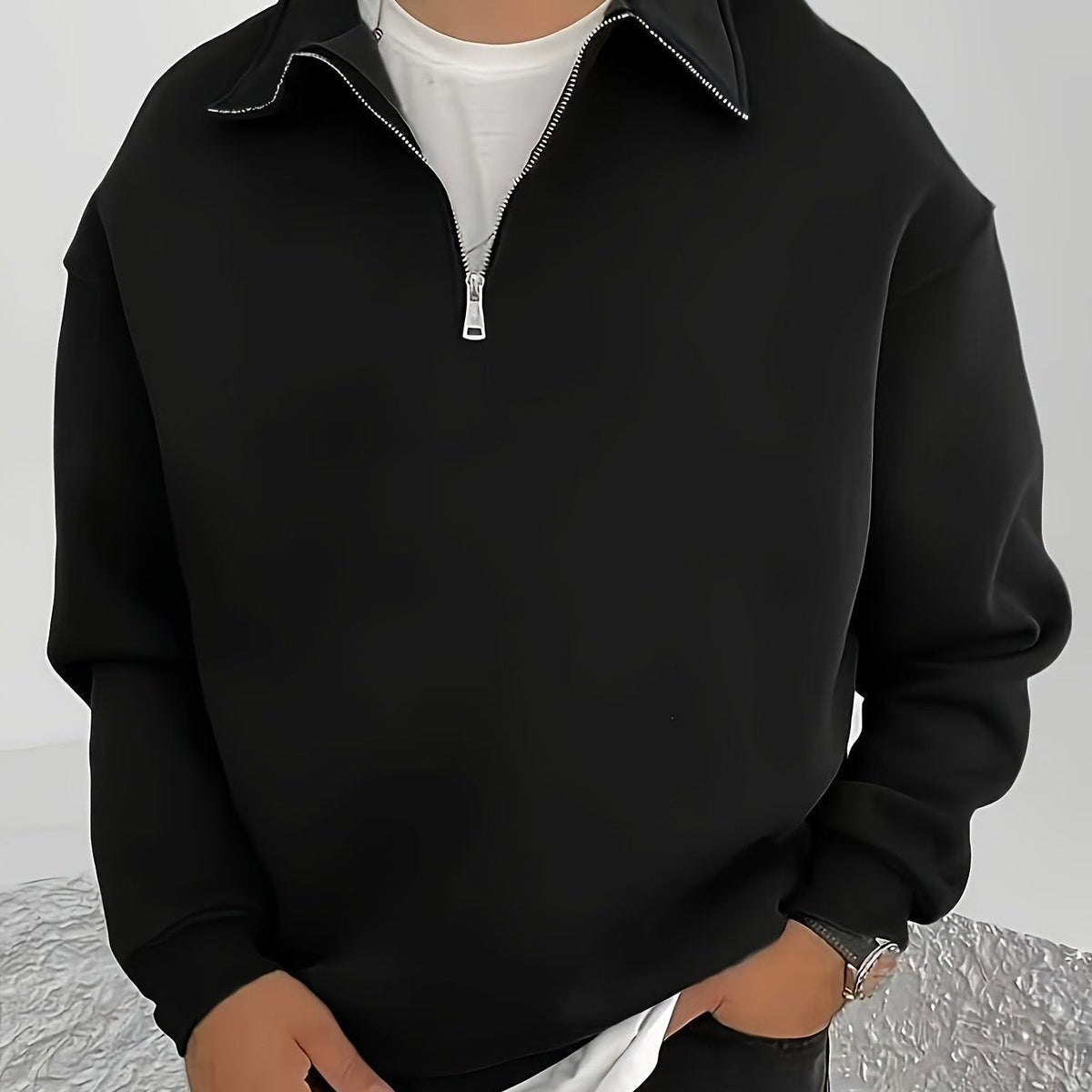 Nexus | Half-Zip Sweatshirt – Cozy Style for Everyday Wear