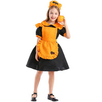 Isabella | Magisches und Verspieltes Kinder Halloween Kürbis Feenkostüm