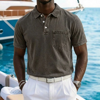 Leon | Lässiges und zeitloses Vintage Washed Polo Shirt