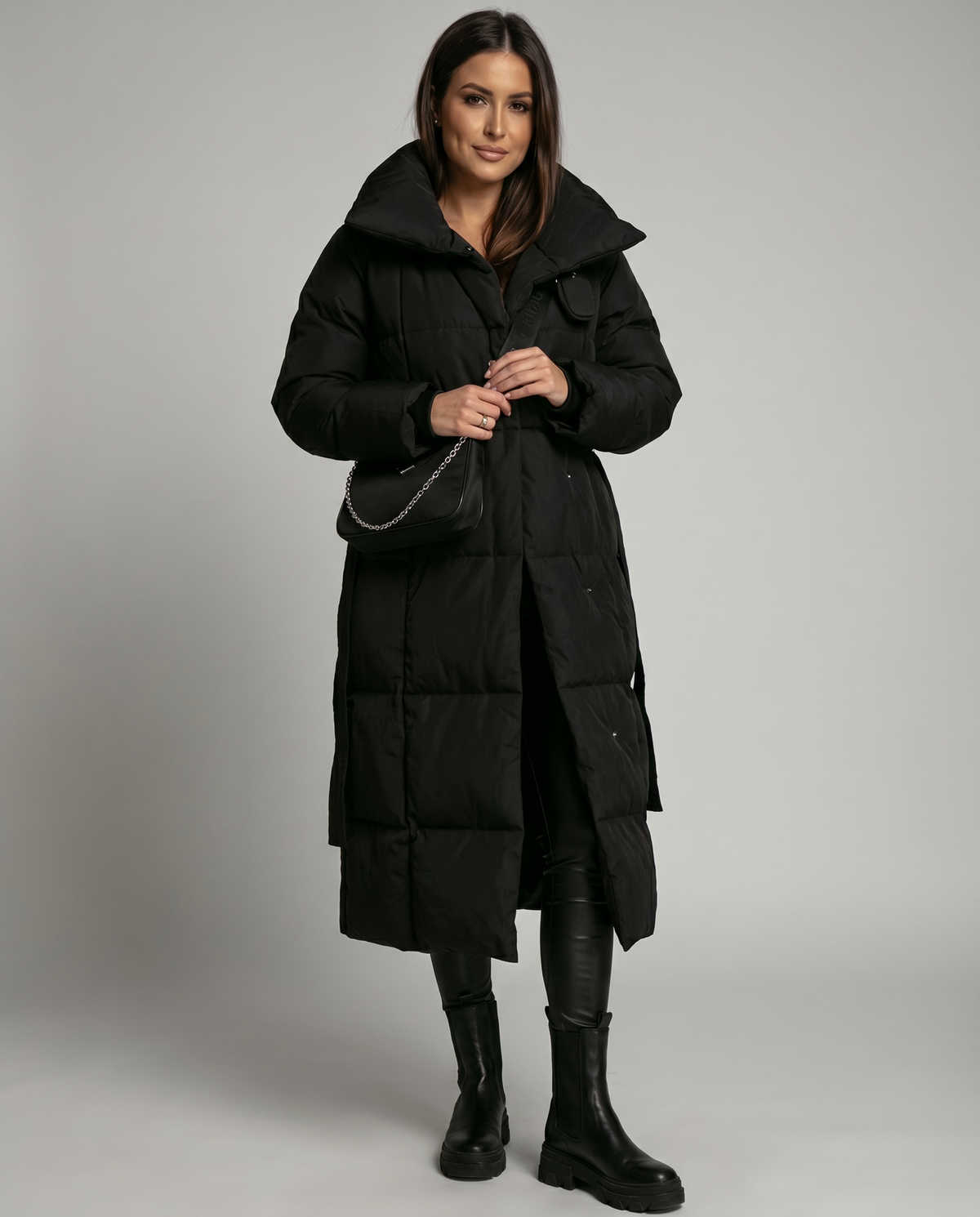 Velora | Long Puffer Jacket – Quilted Winter Coat for Women