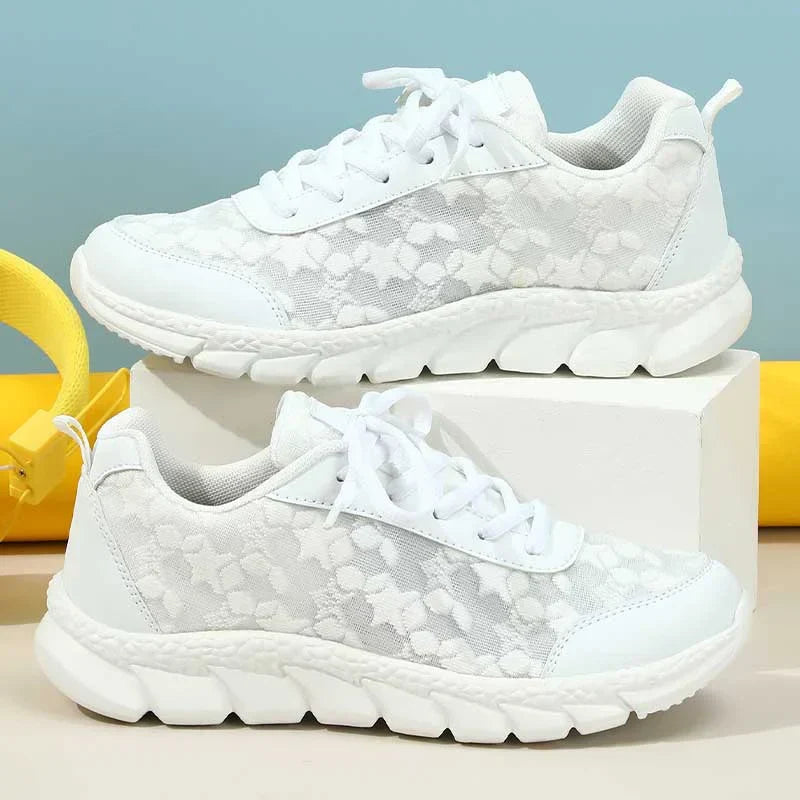 Sofia | Stilvolle und atmungsaktive orthopädische Slip-On-Sneaker aus Mesh