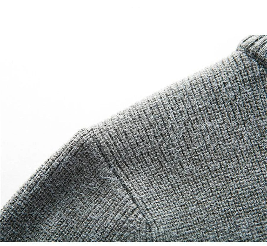 Max | Elegante und bequeme Herren Stricken Strickjacke