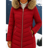 Clara | Elegante und figurbetonte Wintert Pufferjacke