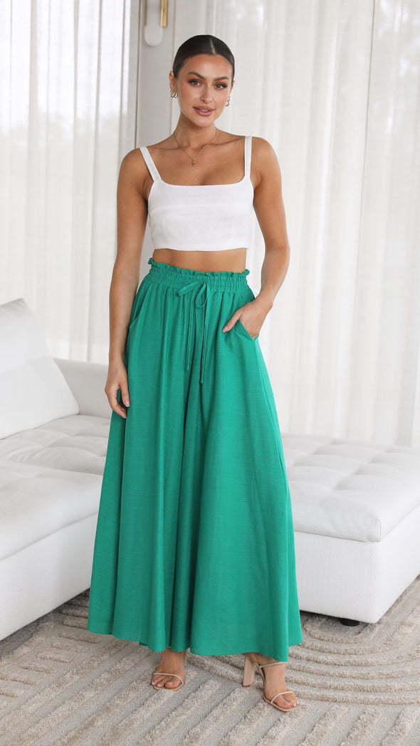 Antonia | Elegante und luftige Weitbein Palazzohose