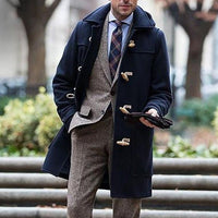 Matthias | Markanter und warmer Herren Trenchcoat mit Kapuze