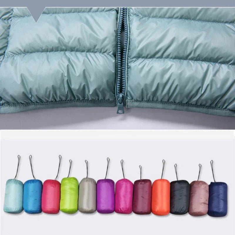 Kathrin | Ultralight Daunenjacke für Reisen und Alltag