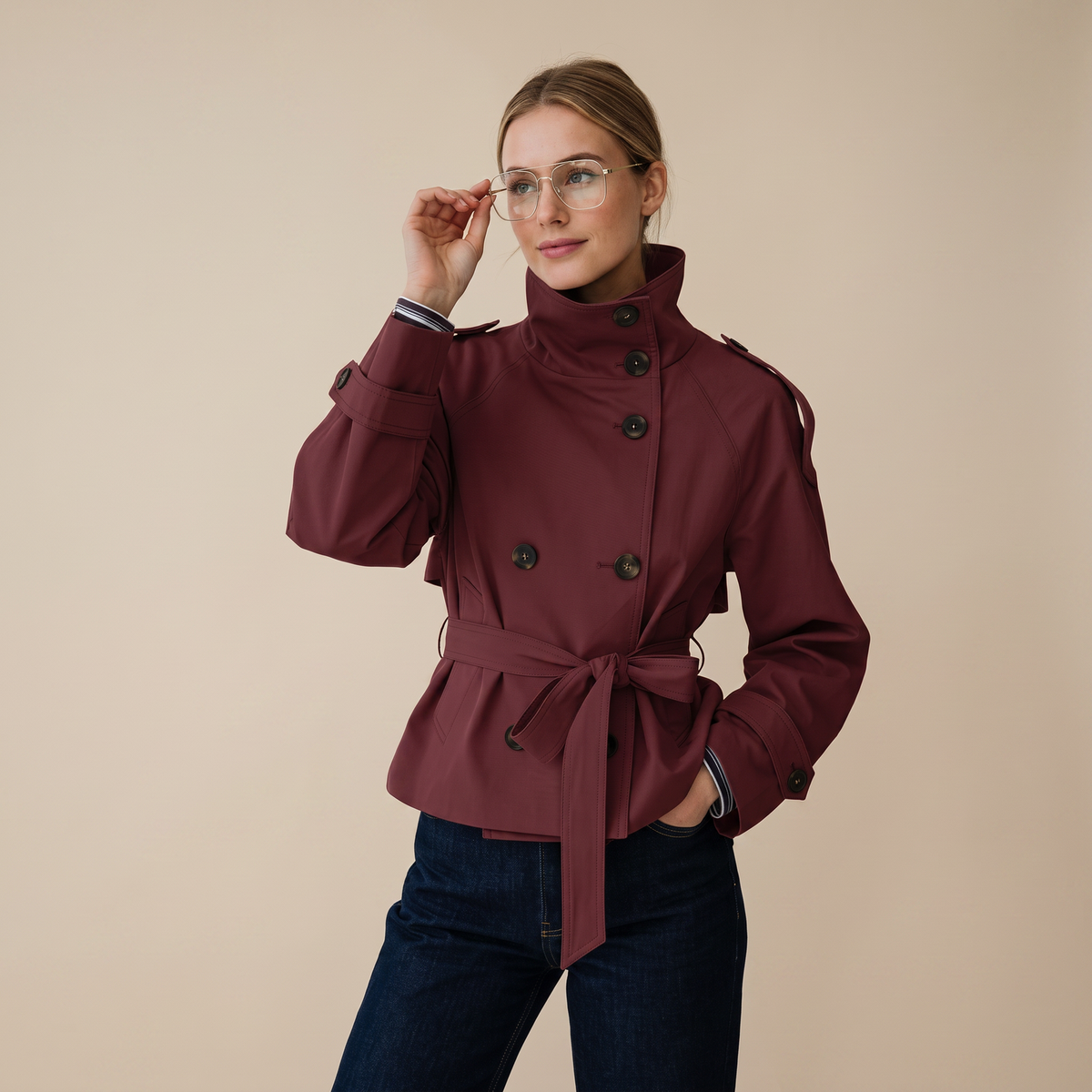 Evelyn | Trench Coat – Elegante und Vielseitige Damenmode