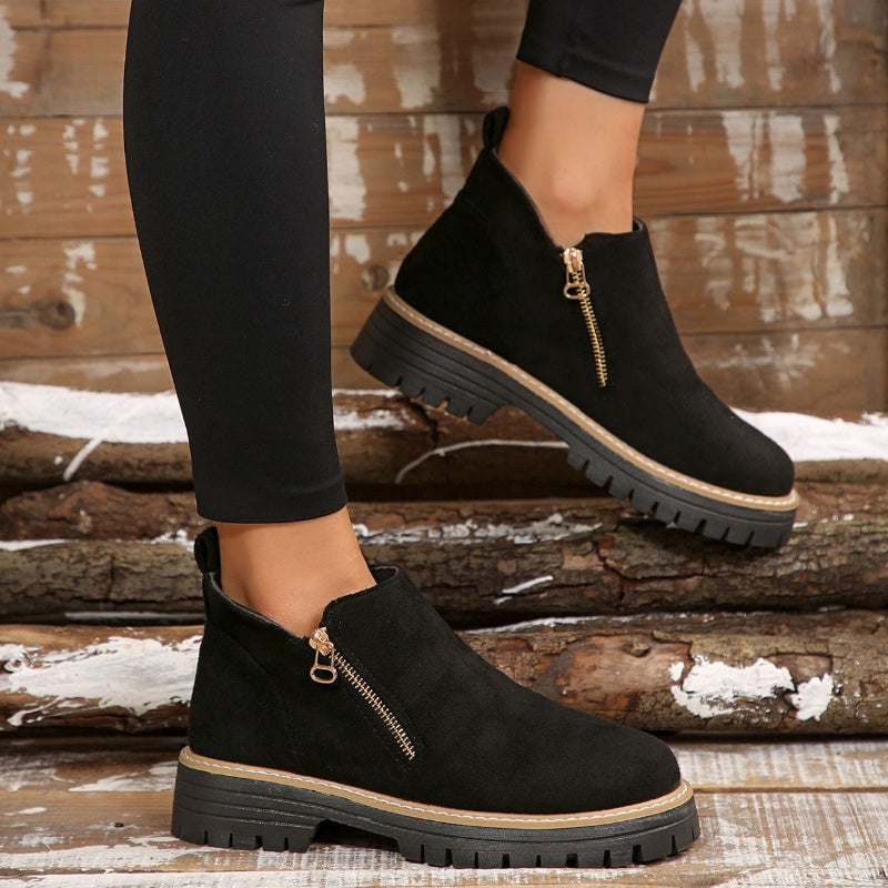 Amelia | Moderne und bequeme Plateau Stiefeletten