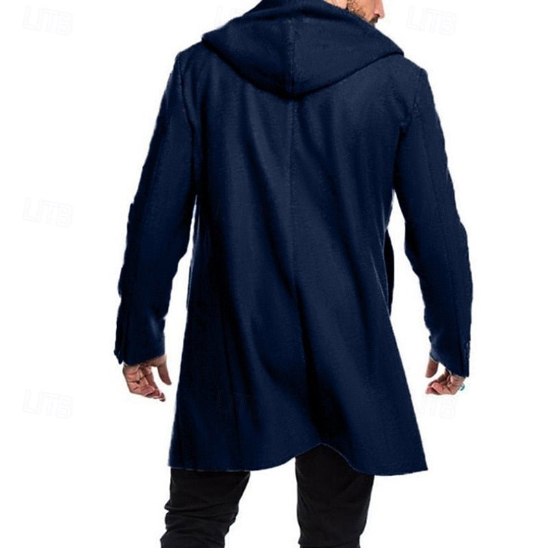 Fletcher | Hooded Toggle Overcoat – Classic Tailoring for Men