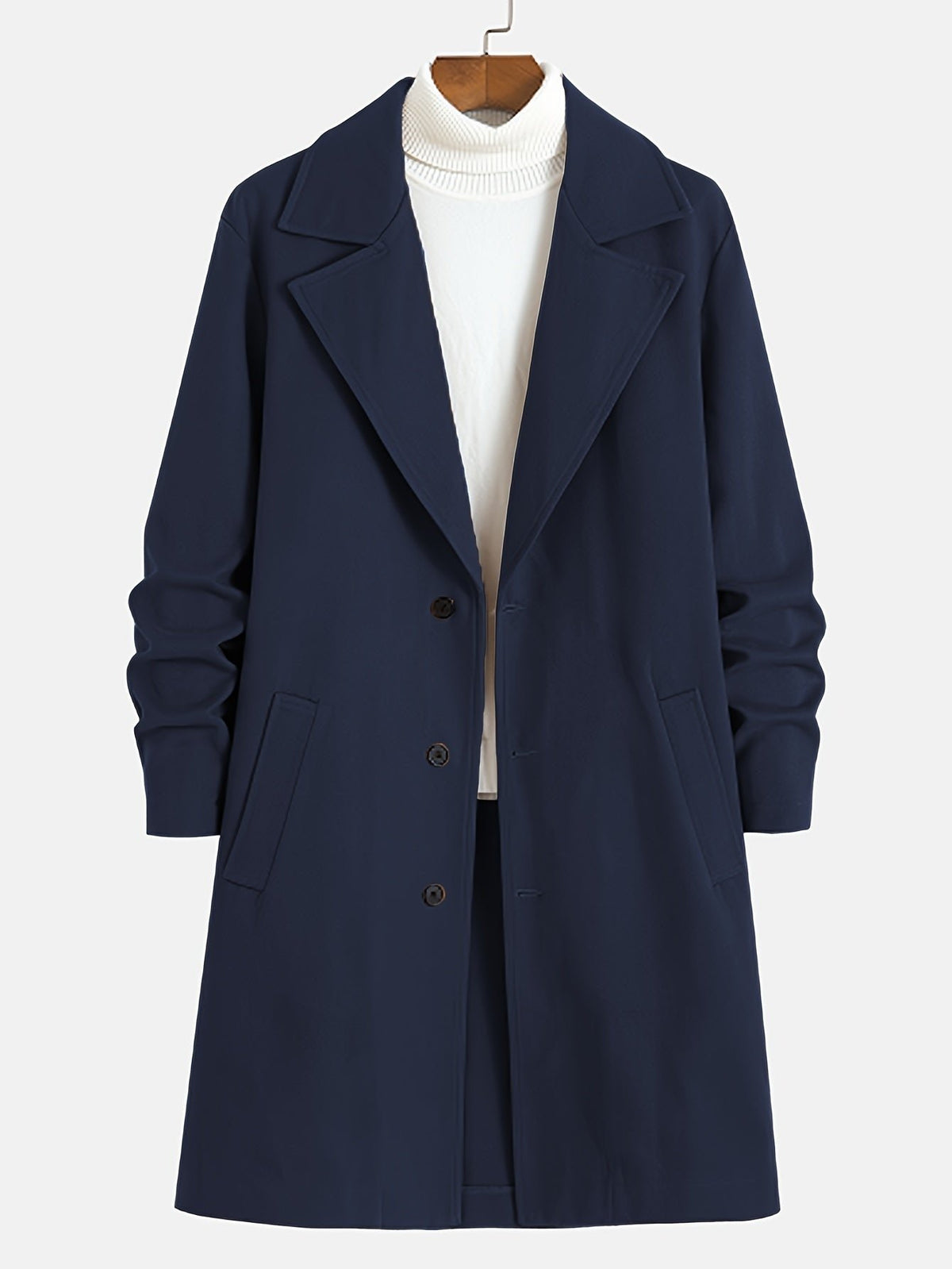 Warner | Tailored Longline Coat – Zeitlose Eleganz für Herren