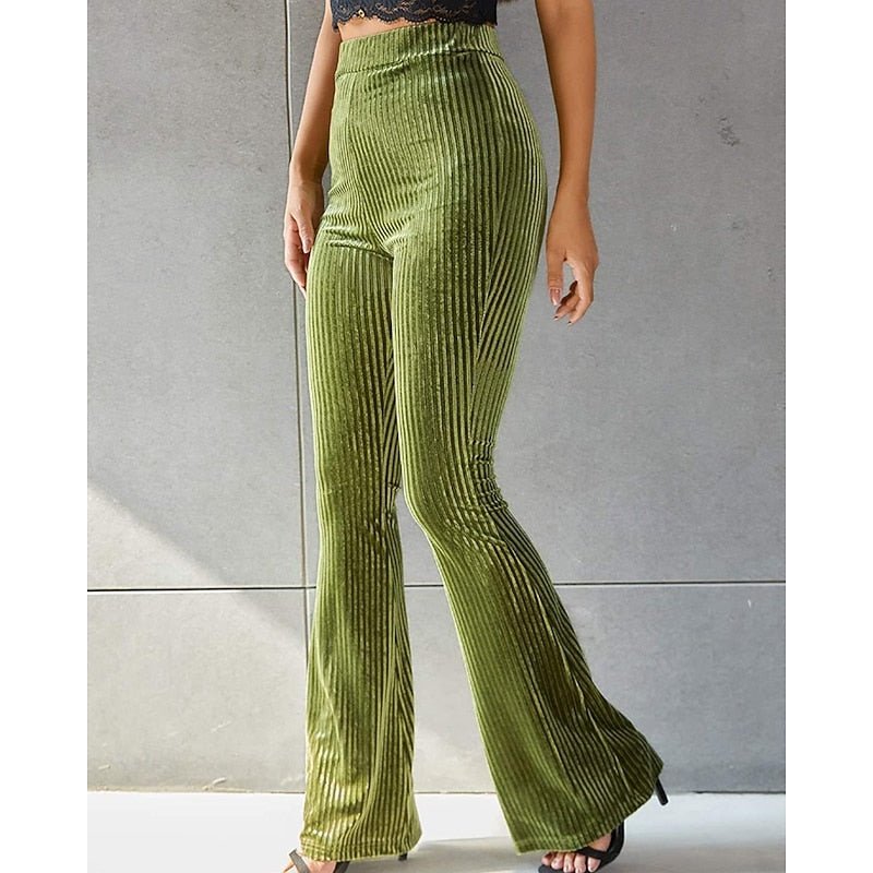 Soleil | High-Waist Flared Pants – Effortlessly Chic Style for Women