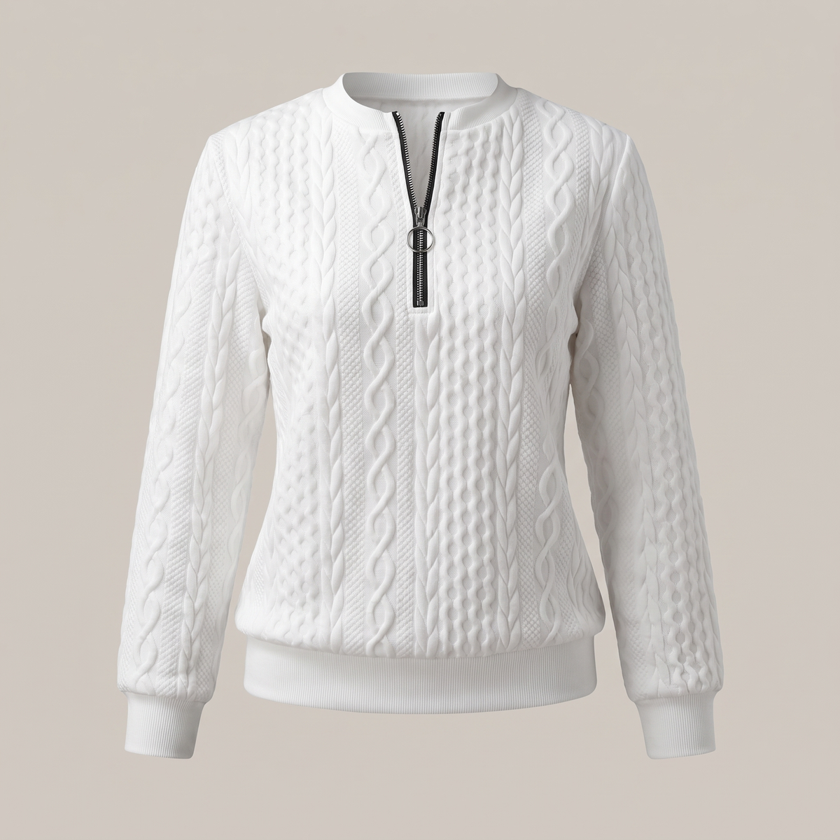 Amy | Zipper Sweater – Cozy and Stylish Design for Women