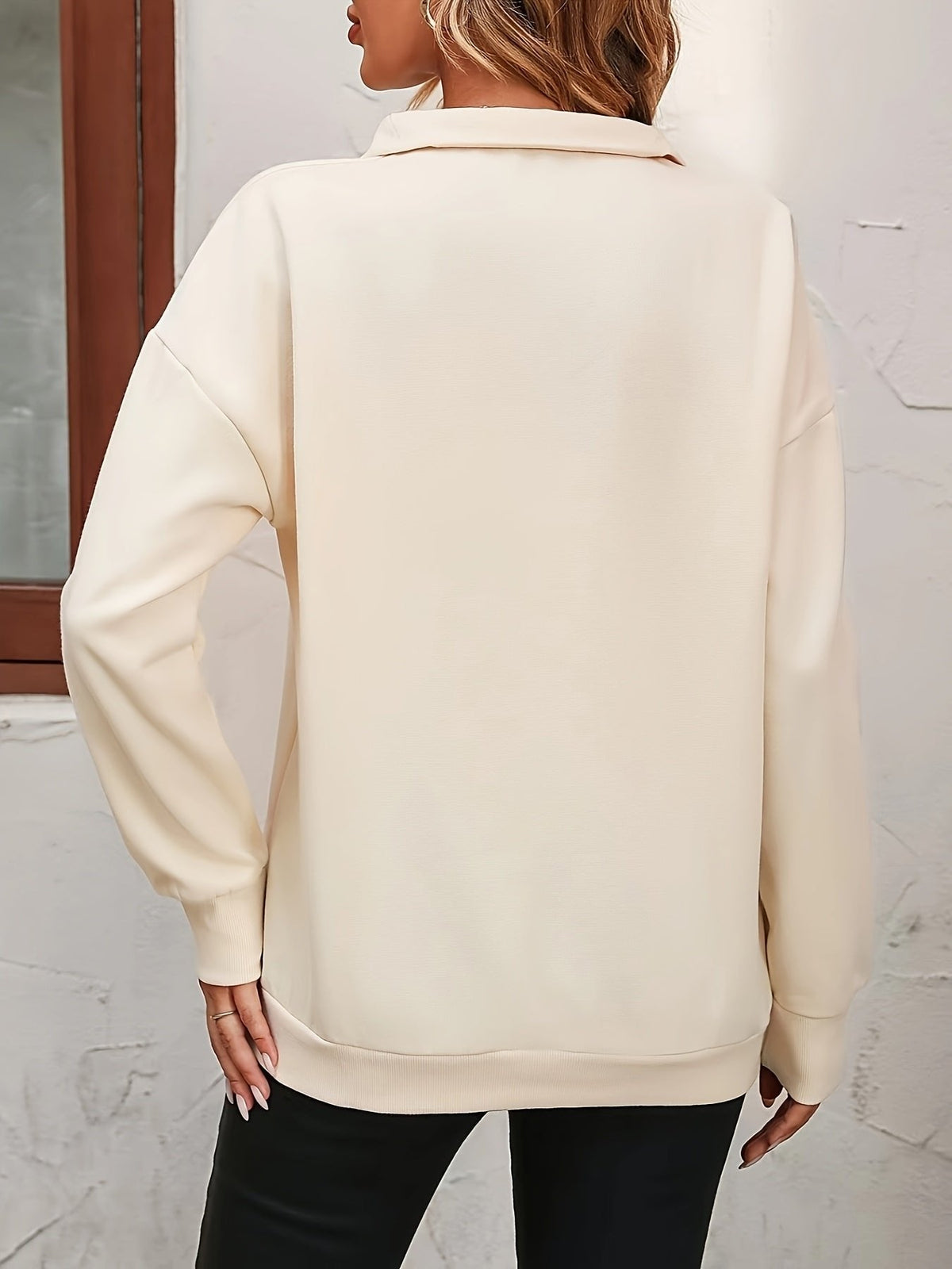 Gwyneth | Half-Zip Sweatshirt – Relaxed Style for Women