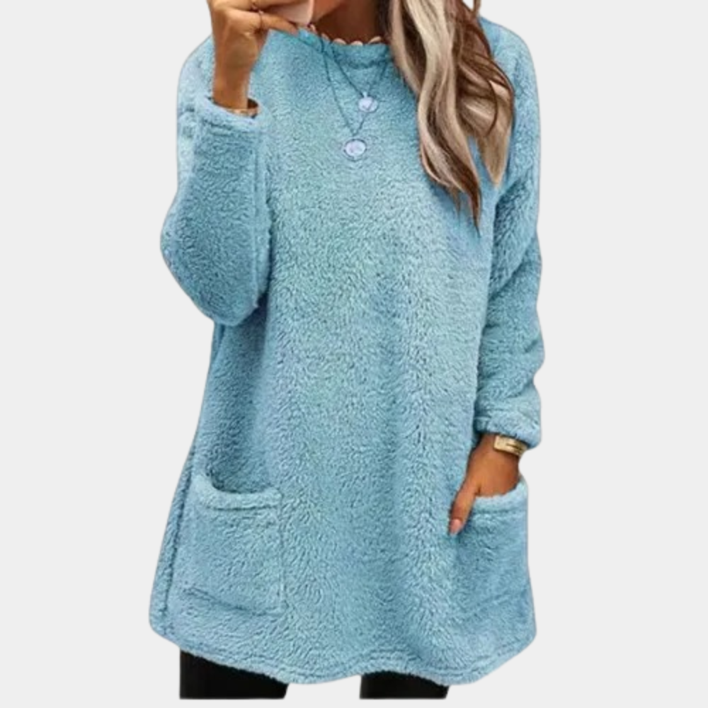 Laura | Kuscheliges und modisches Tnika Sweatshirt