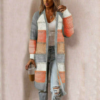 Nora | Moderne Und Vielseitige Gestreifte Strickjacke