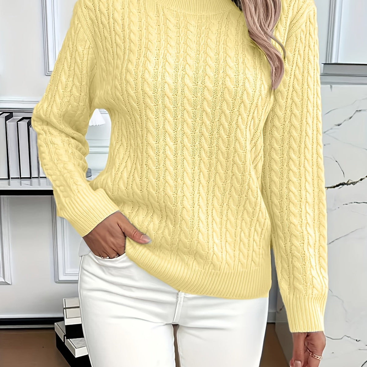 Lena | Moderner Und Weicher High-Low Strickpullover