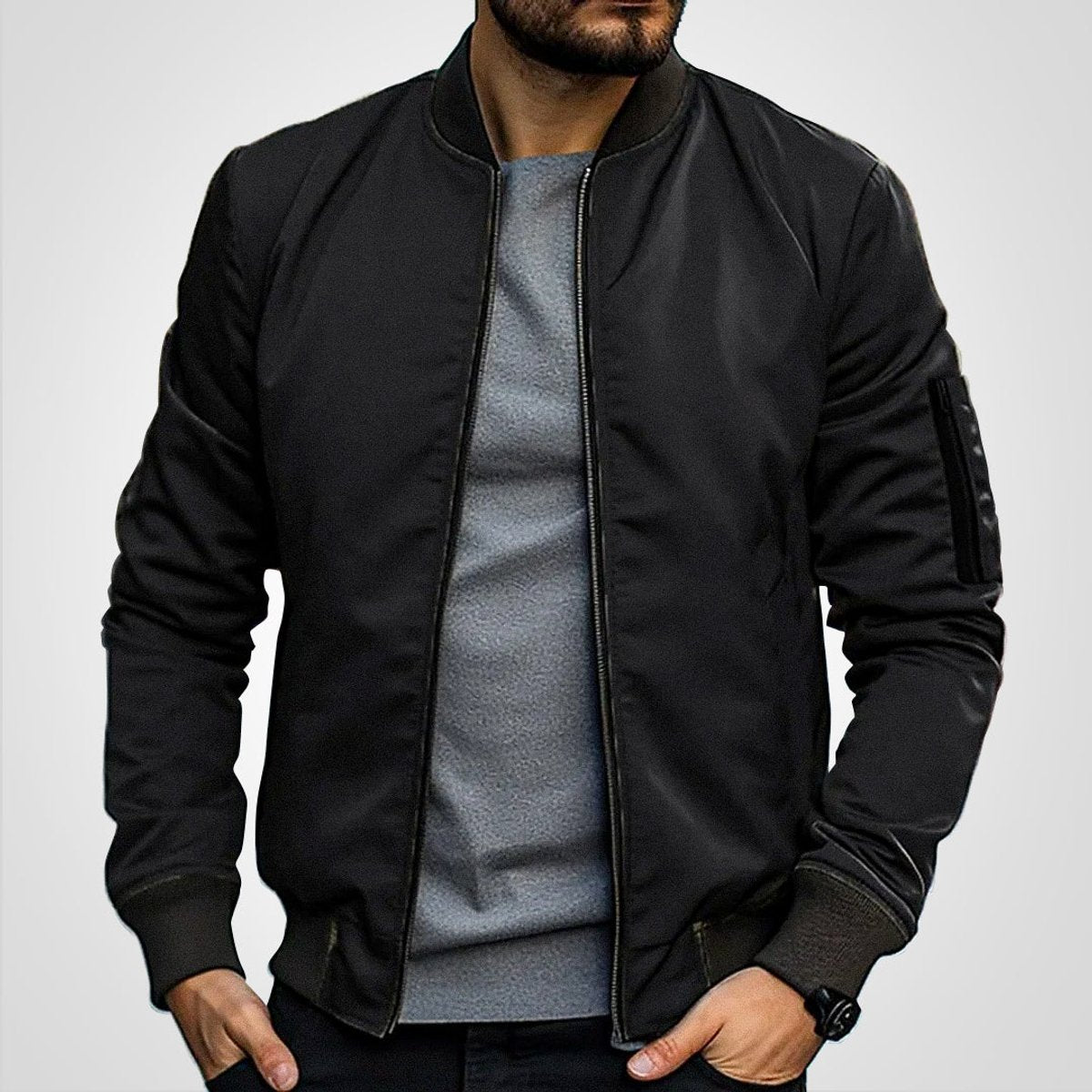 Lucas | Bequeme und klassische Herren Bomberjacke