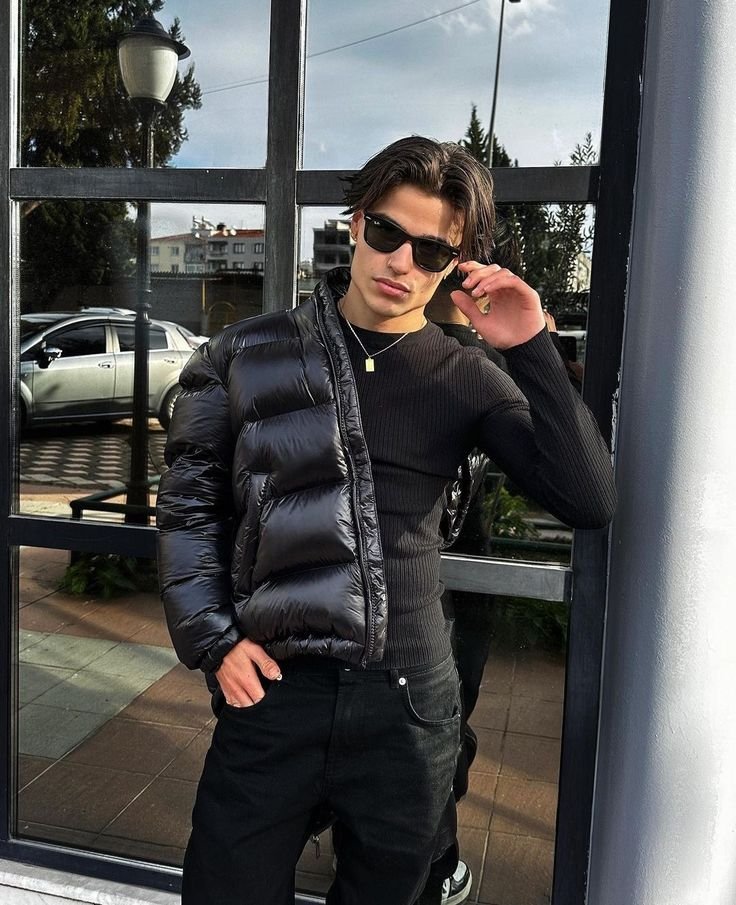 Apex | Puffer Jacket – Quilted Style with Warm Sherpa Lining for Men