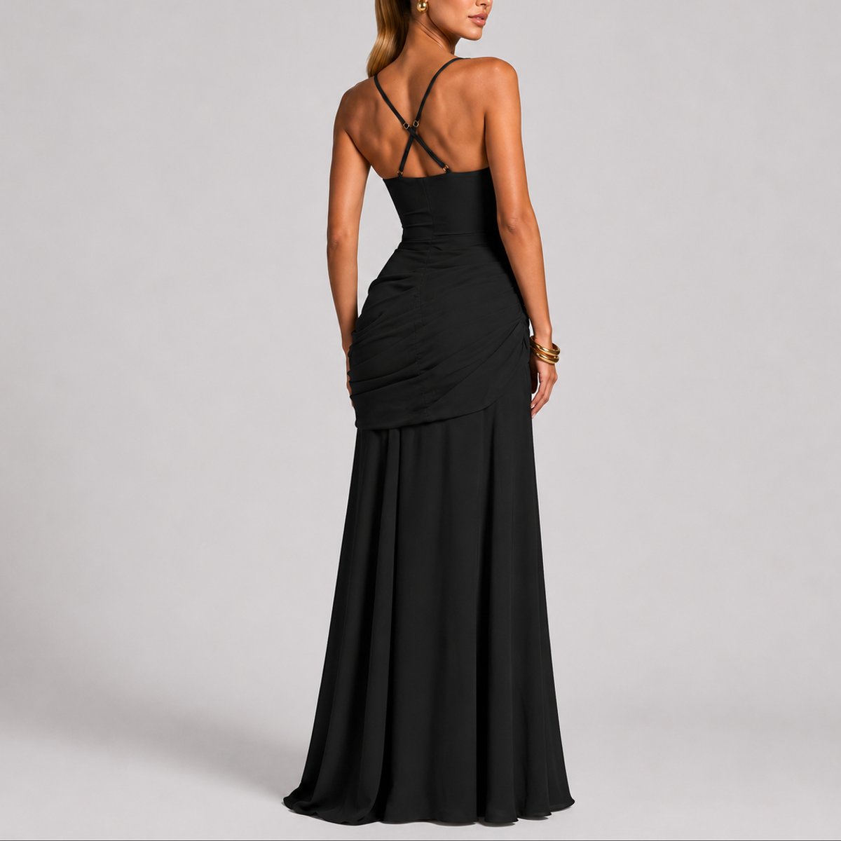 Elise | Leichtes und bequemes Herbsthochzeits Maxikleid