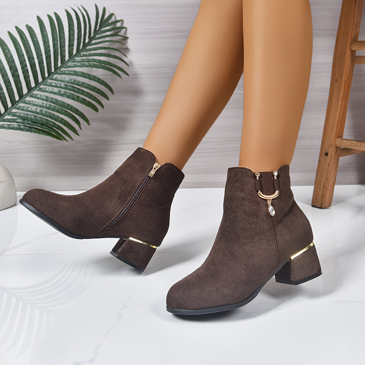 Marisol | Elegante Chelsea Stiefeletten mit Blockabsatz