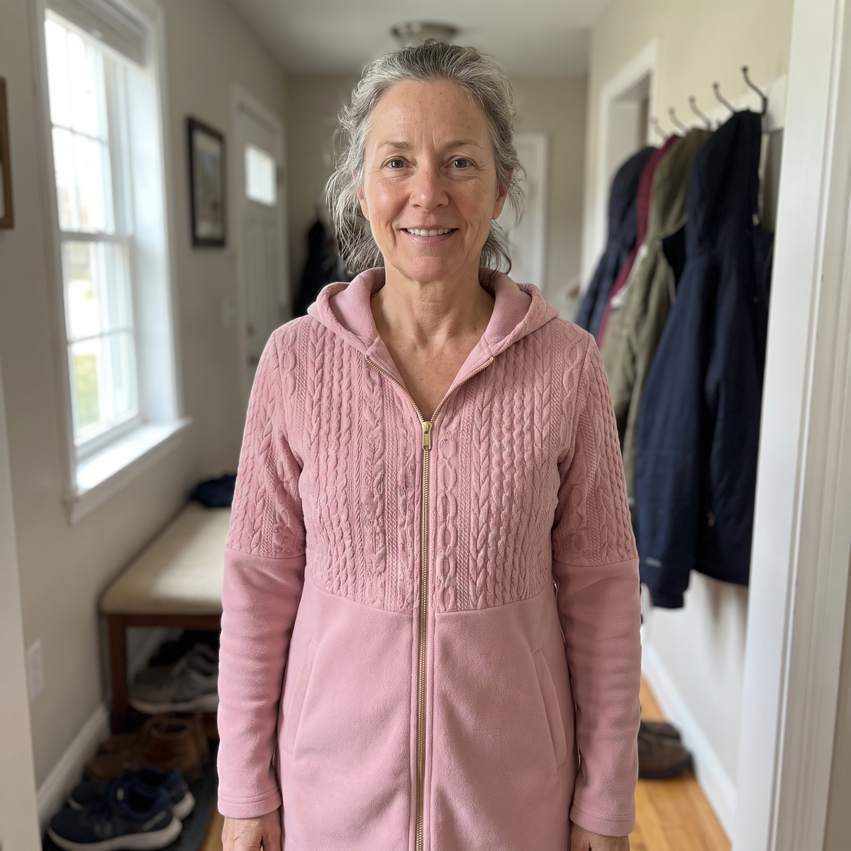 Cecily | Longline Knit Cardigan – Bequeme Mid-Length Form für Frauen