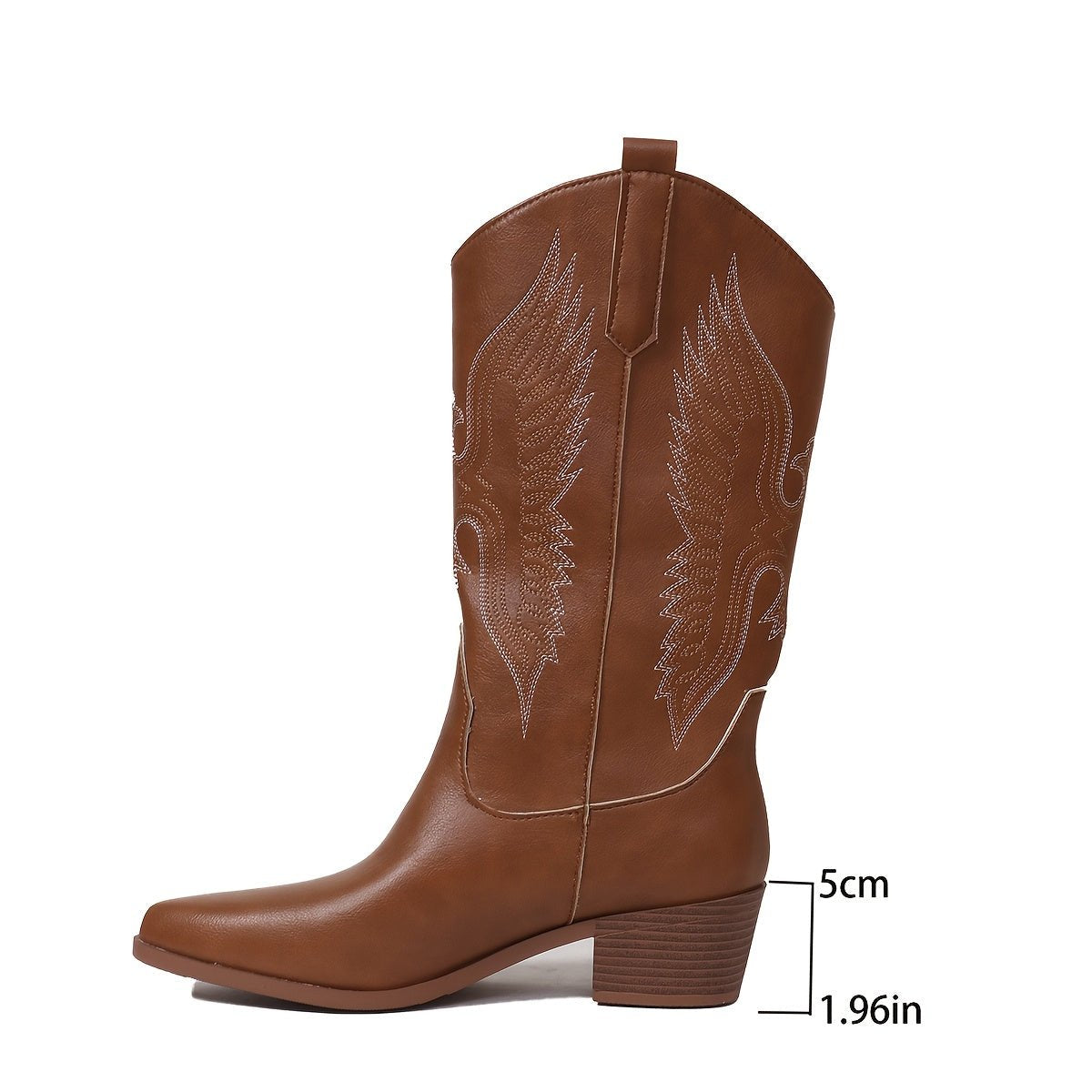Isadora | Elegante und modische kräftige Waden Cowboystiefel