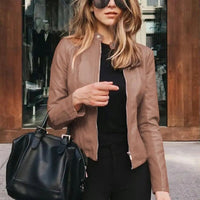 Sophie | Elegante und Figurbetonte Damen Lederjacke