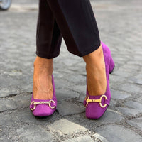 Elisa | Elegante and stilvolle Damen Loafer mit breitem Absatz