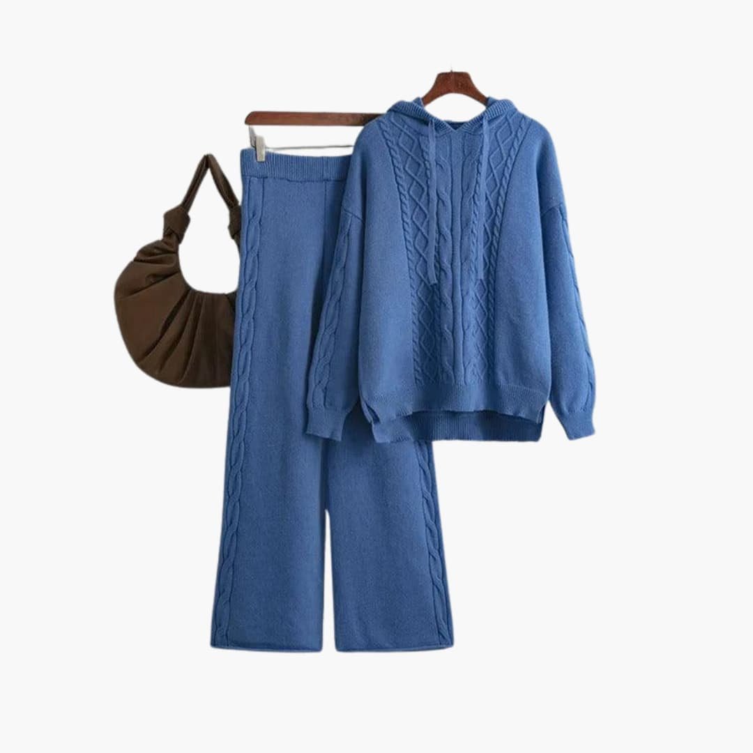 Lunara | Lounge Set – Cozy Oversized Hoodie and Wide-Leg Trousers for Women