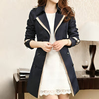 Laura | Langer und eleganter Damen Trenchcoat
