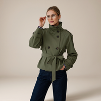 Olivia | Moderner und bequemer Trenchcoat mit Taillengürtel