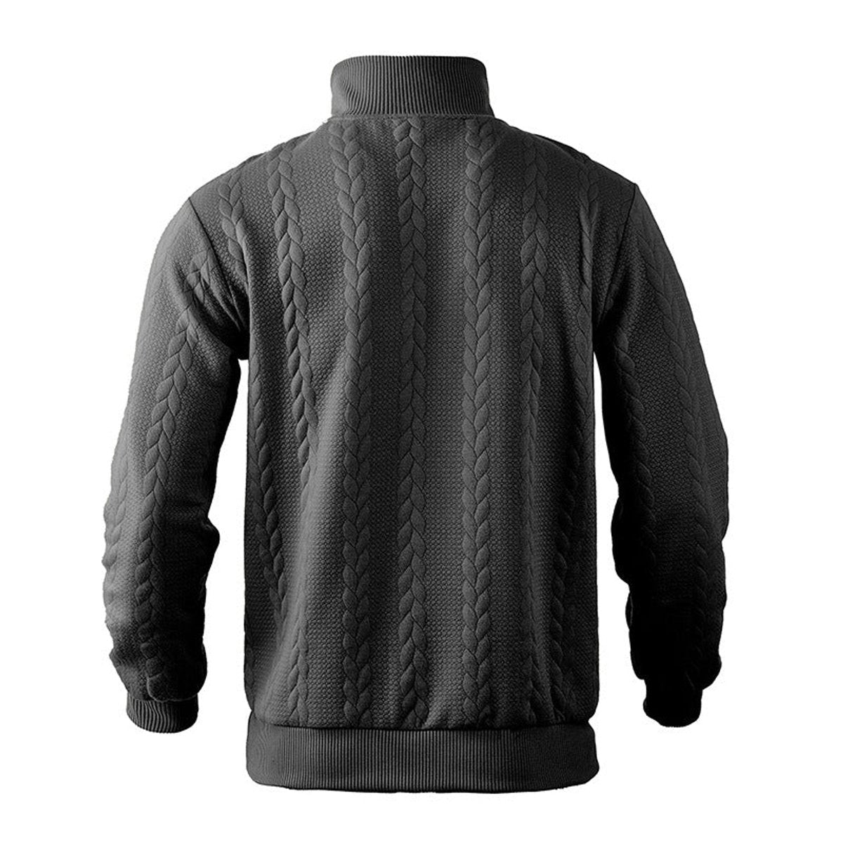 Lukas | Klassisches Und Bequemer Herren Strickpullover mit Quarter-Zip