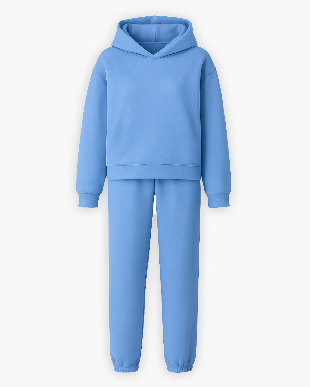Lockerer Jogginganzug mit Kapuze und Bündchen