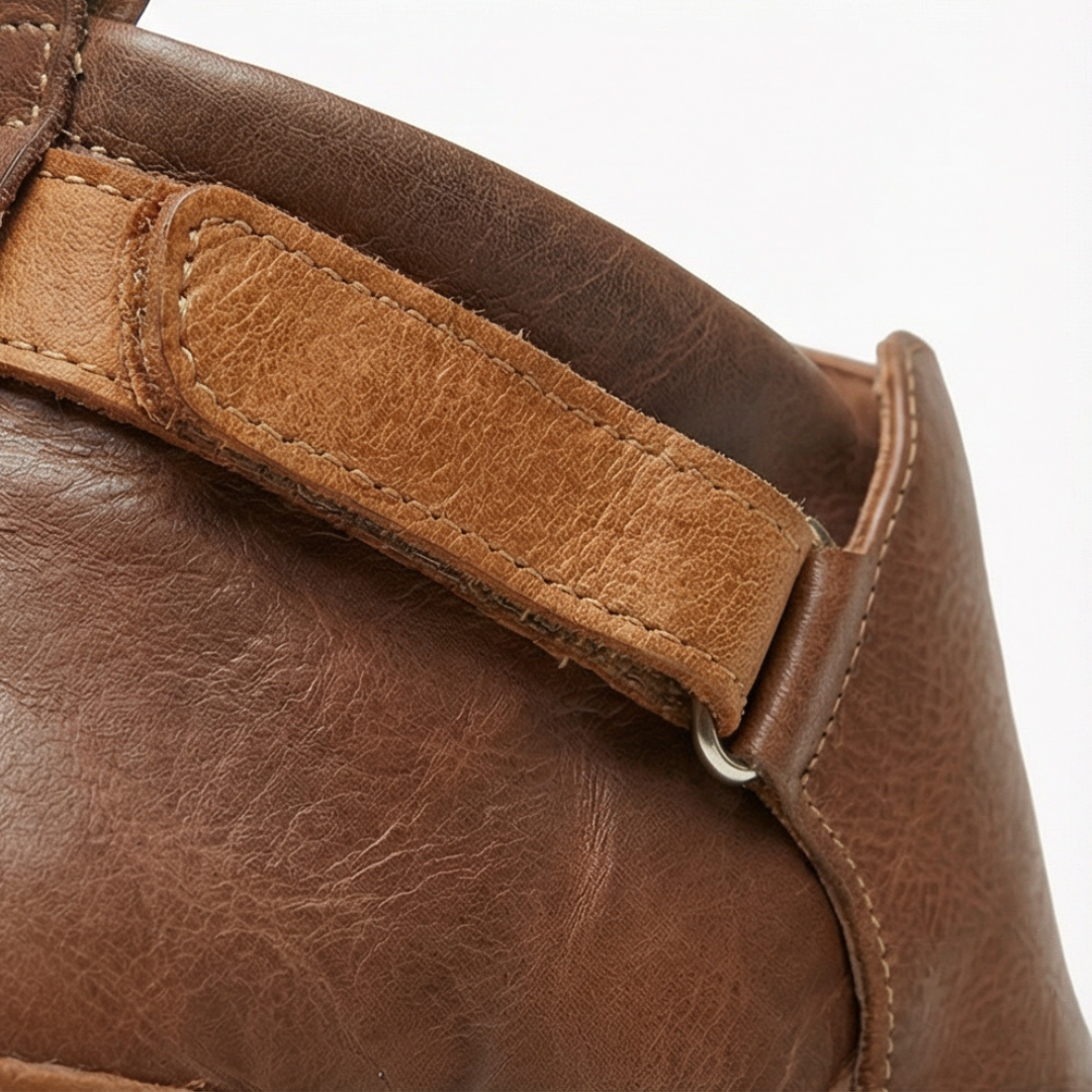 Solena | Ankle Boots für empfindliche Füße – Verstellbarer Klettverschluss