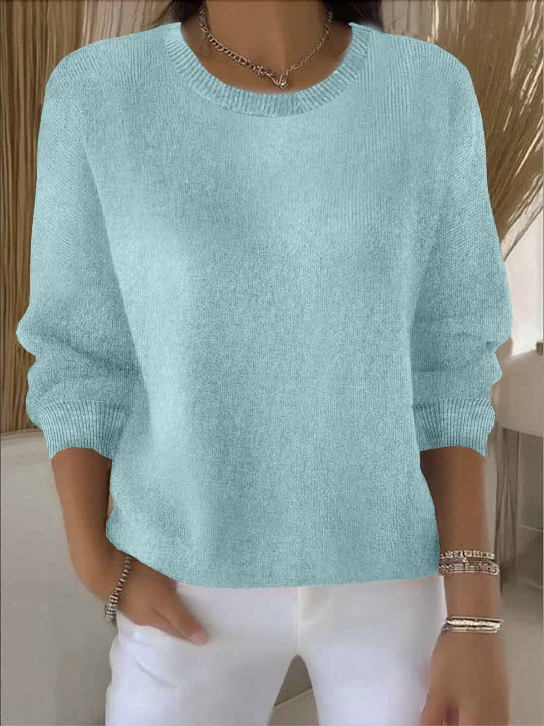 Karin | Gemütlicher und bequemer Winter strickpullover