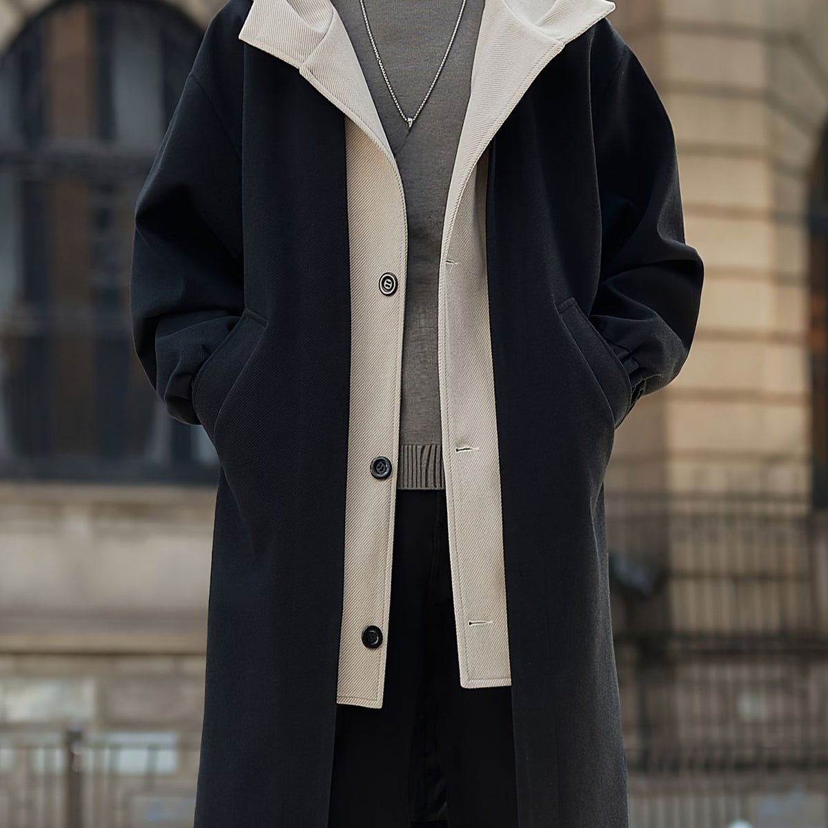 Harrison | Hooded Longline Coat – Zeitlose Eleganz für Jeden Tag