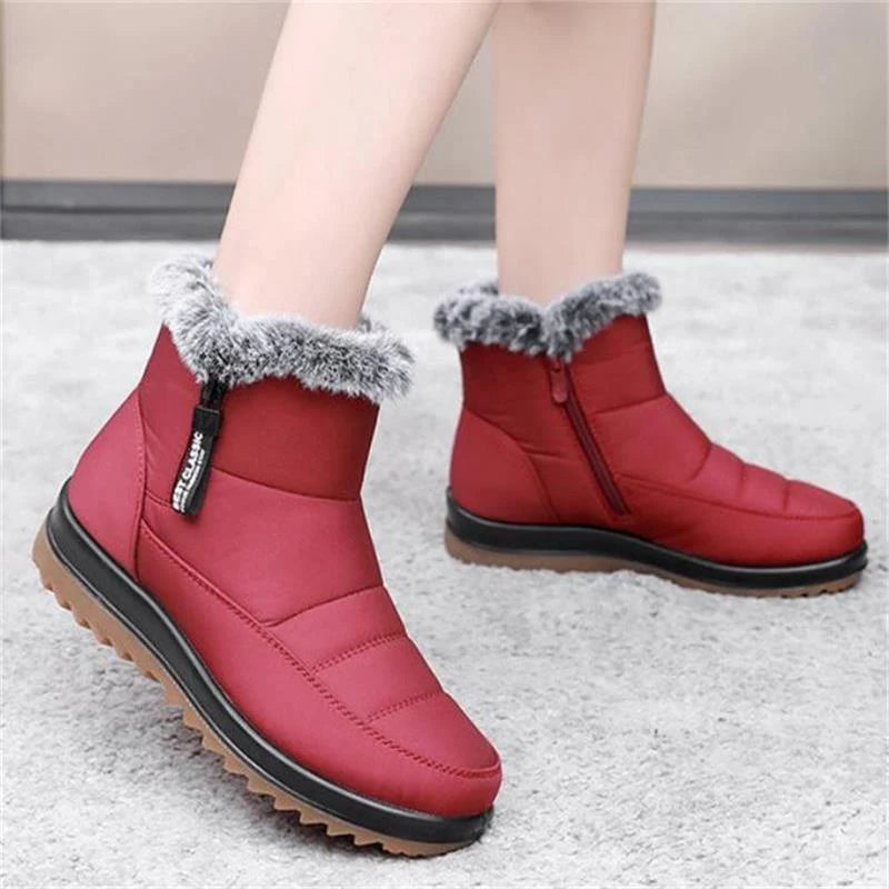 Warmalia | Waterproof Slip-On Snow Boots – Dry Socks and Steady Steps