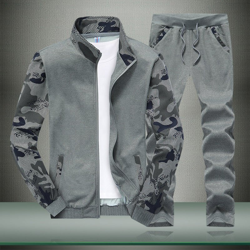 Drune | Herren Trainingsanzug – Modisches Camouflage Mesh für Aktive