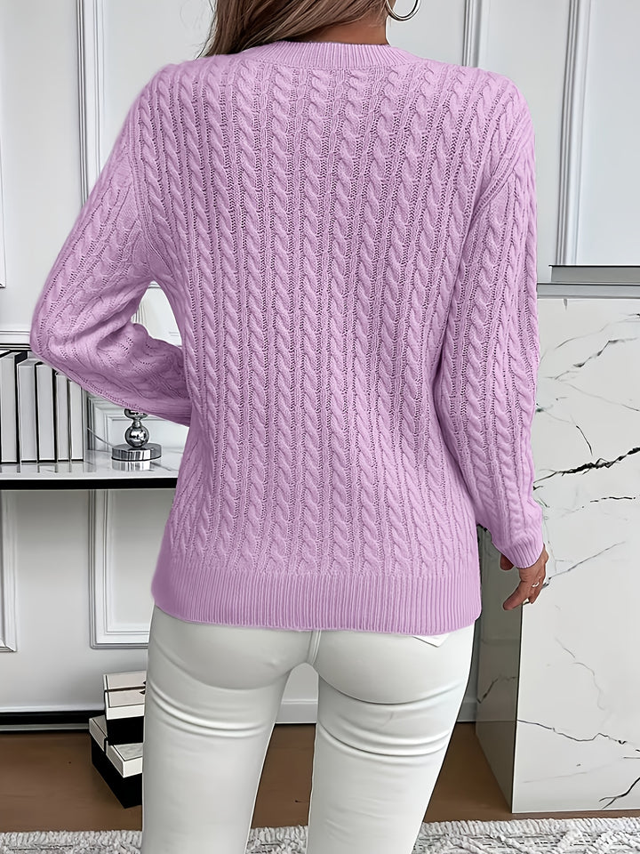 Lena | Moderner Und Weicher High-Low Strickpullover