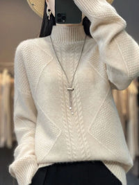 Amelia | Zeitloser Und Luxuriöser Damen Rollkragenpullover