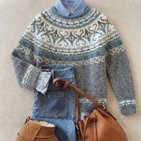 Helena | Gemütlicher und Zeitloser Nordic-Strickpullover