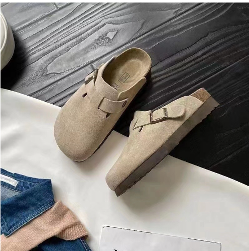 Lisa | Bequeme Wildleder-Slip-On-Pantoletten