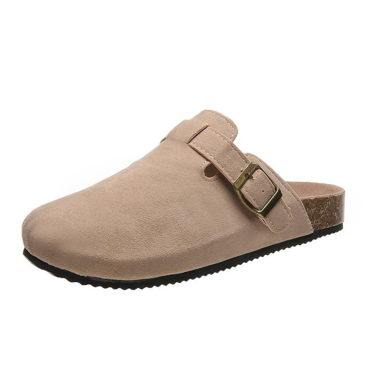 Jessika | Schicke und elegante Leder Schnallen Pantoletten