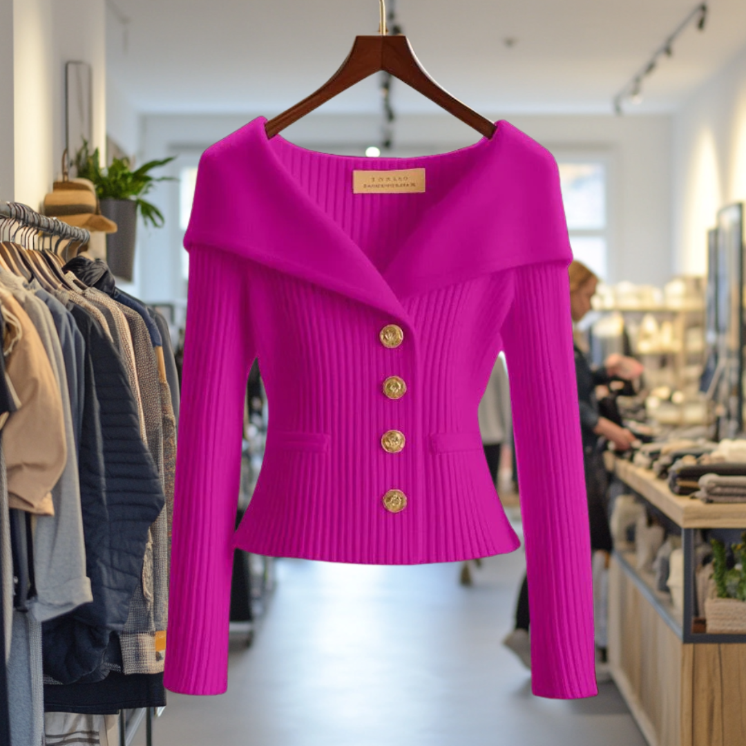 Elara | Strickjacke mit elegantem Design für jede Gelegenheit