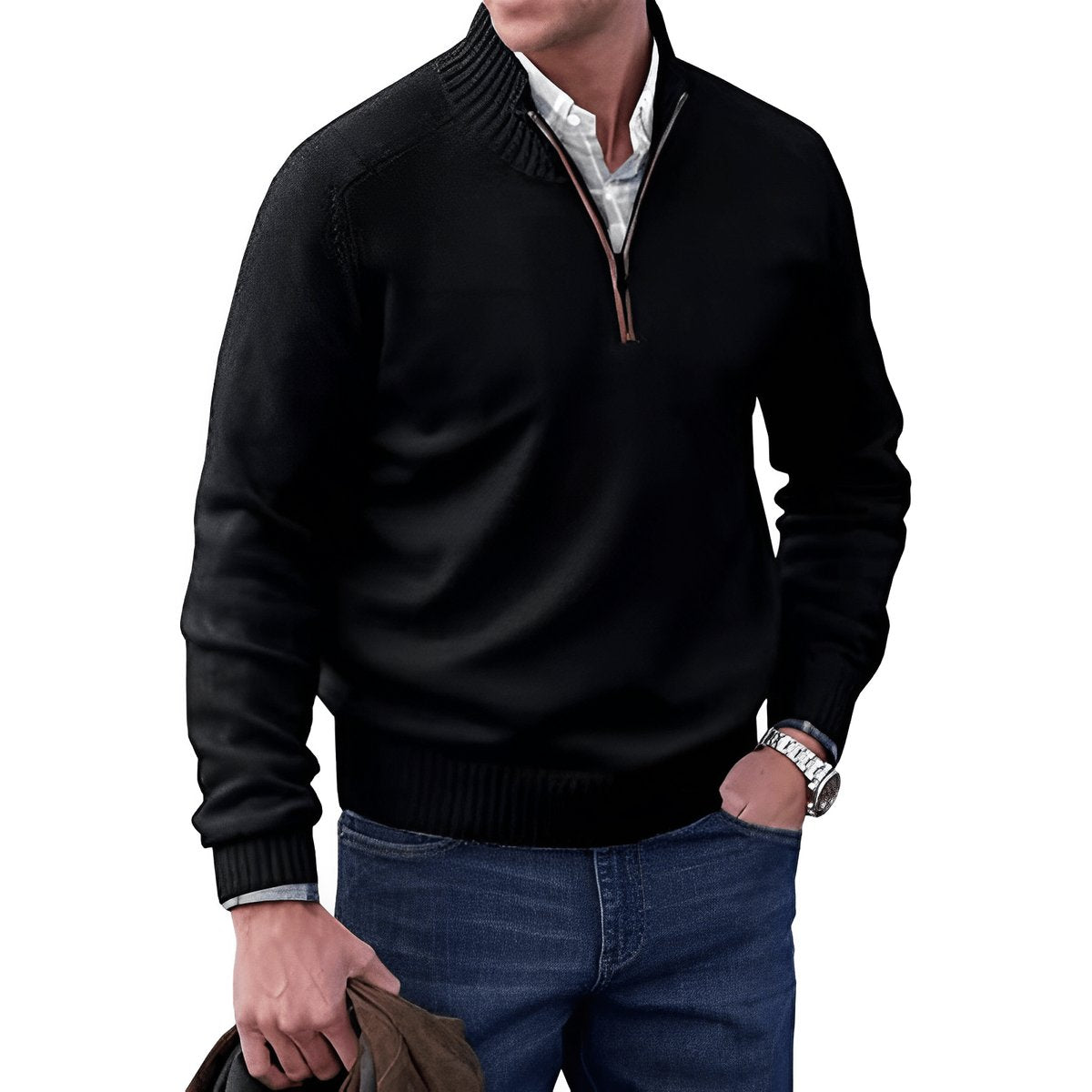 Jonas | Bequemer und stilvoller Herren Strickpullover