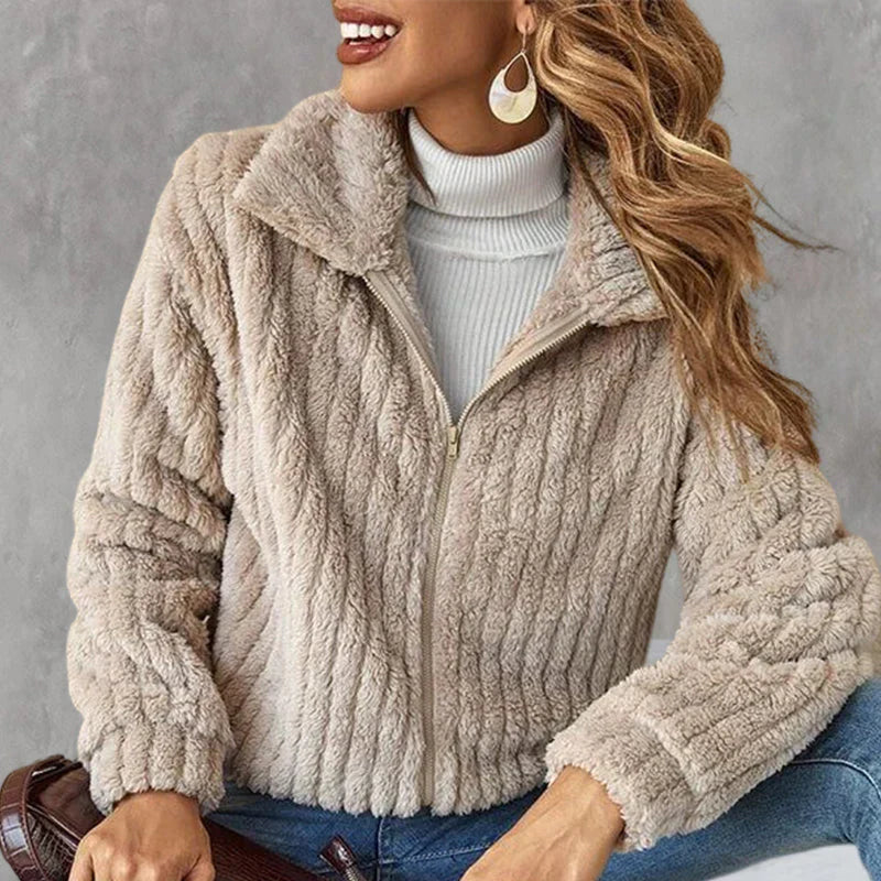 Sandra | Stilvolle und bequeme kurze Stric Strickjacke