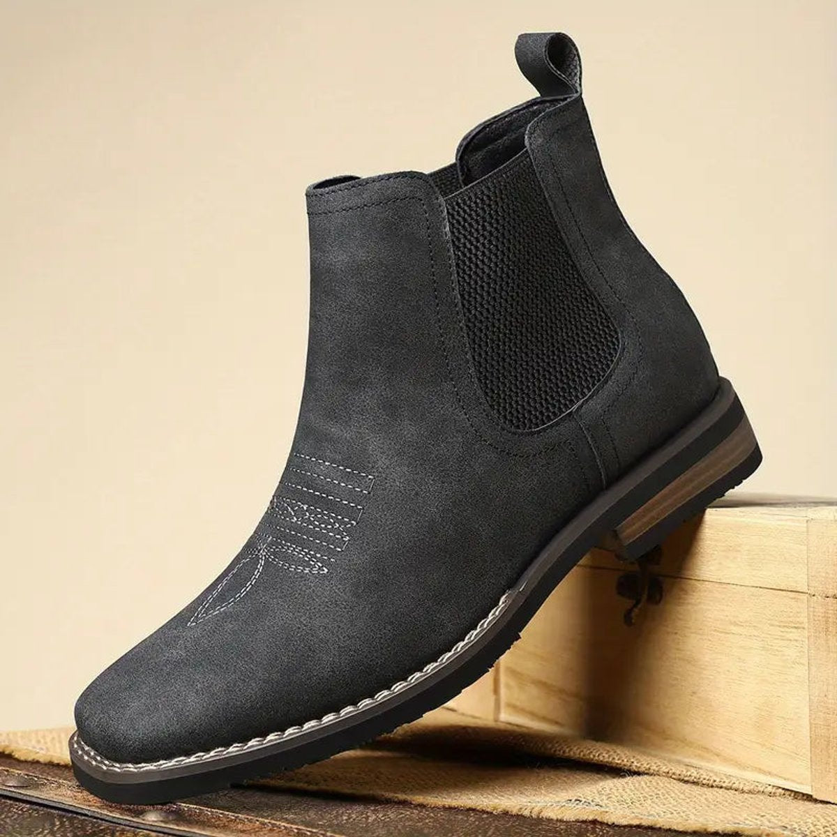 Martin | Stilvolle und stützende orthopädische Chelsea HerrenStiefel