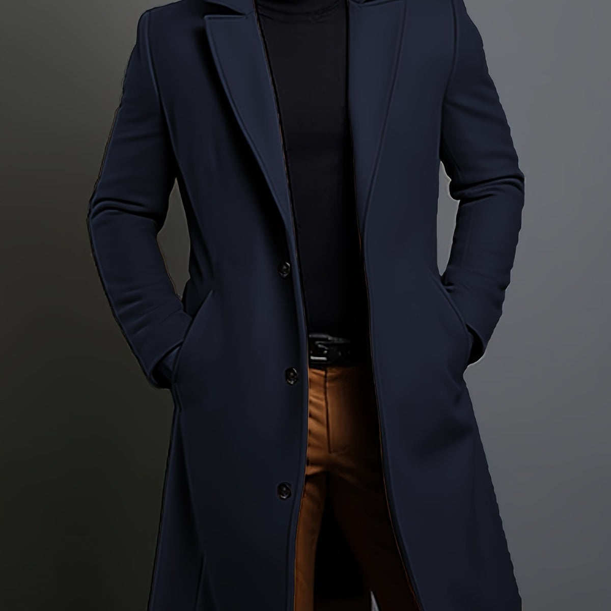 Warner | Tailored Longline Coat – Zeitlose Eleganz für Herren