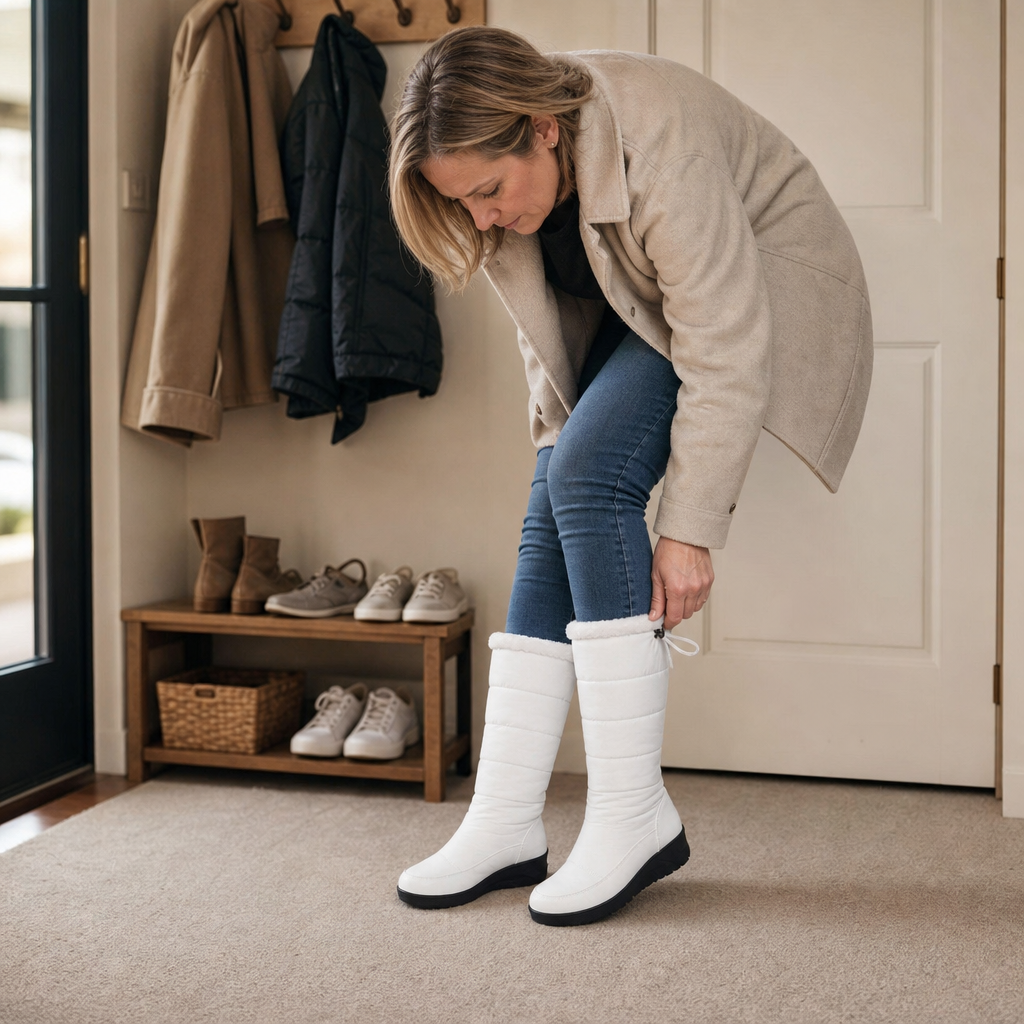 Calevra | Über-Knie Stiefel – Warm und Stylisch für Frauen