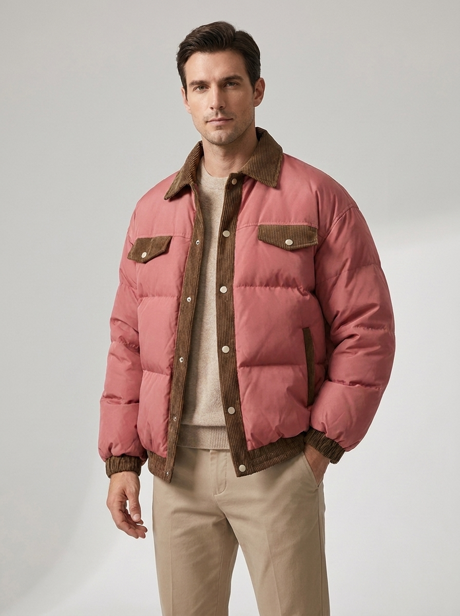 Maverick | Casual Puffer Coat – Stylish Winter Jacket for Men